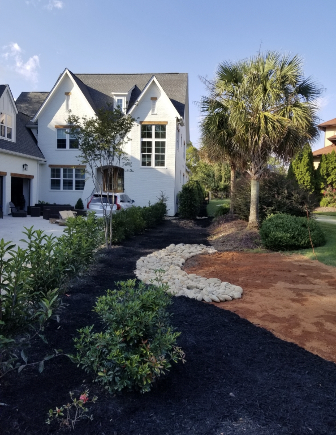 Concrete Installation project in the Lake Norman area, NC — Southern Style Turf & Design