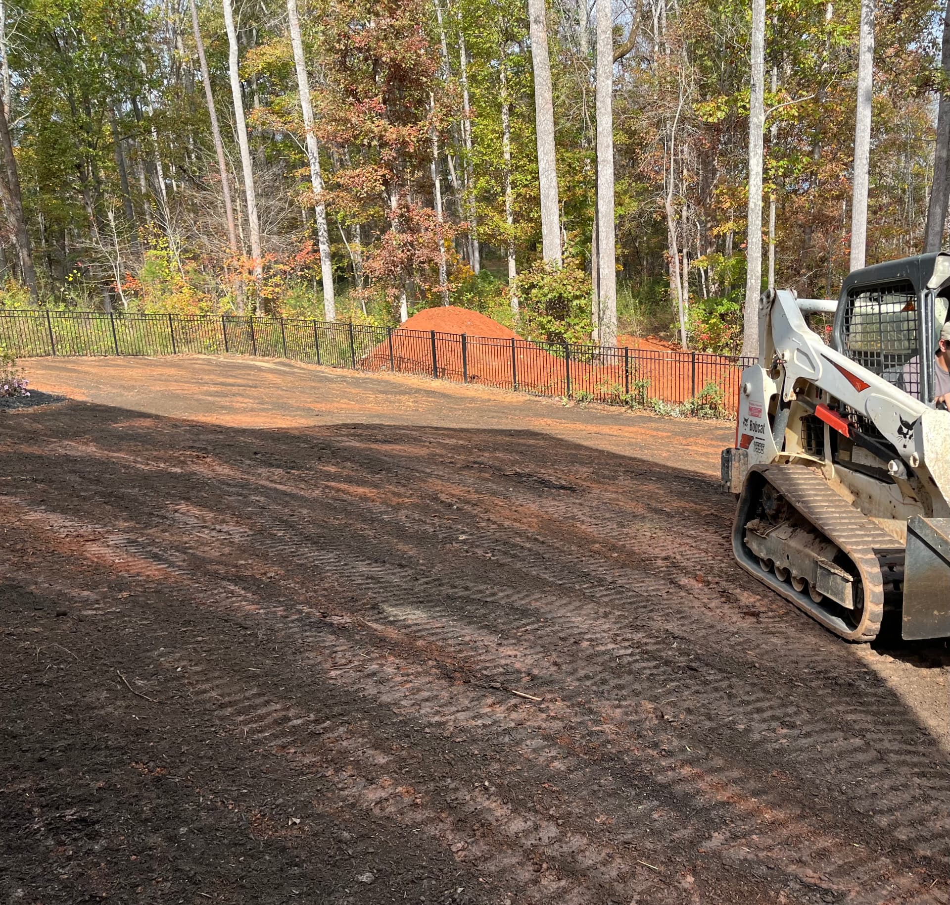 Concrete Installation project in the Lake Norman area, NC — Southern Style Turf & Design