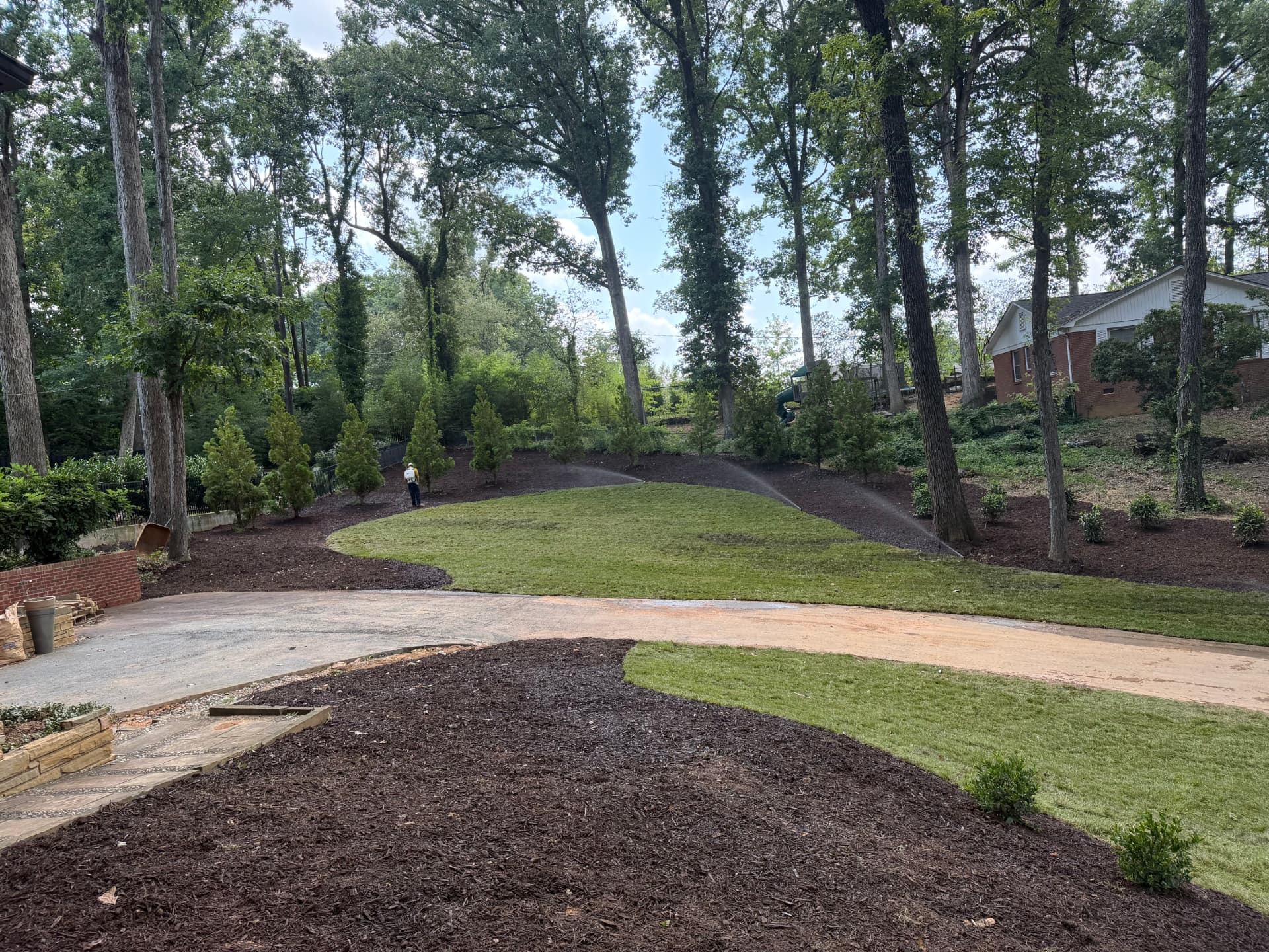 Irrigation Systems project in the Lake Norman area, NC — Southern Style Turf & Design