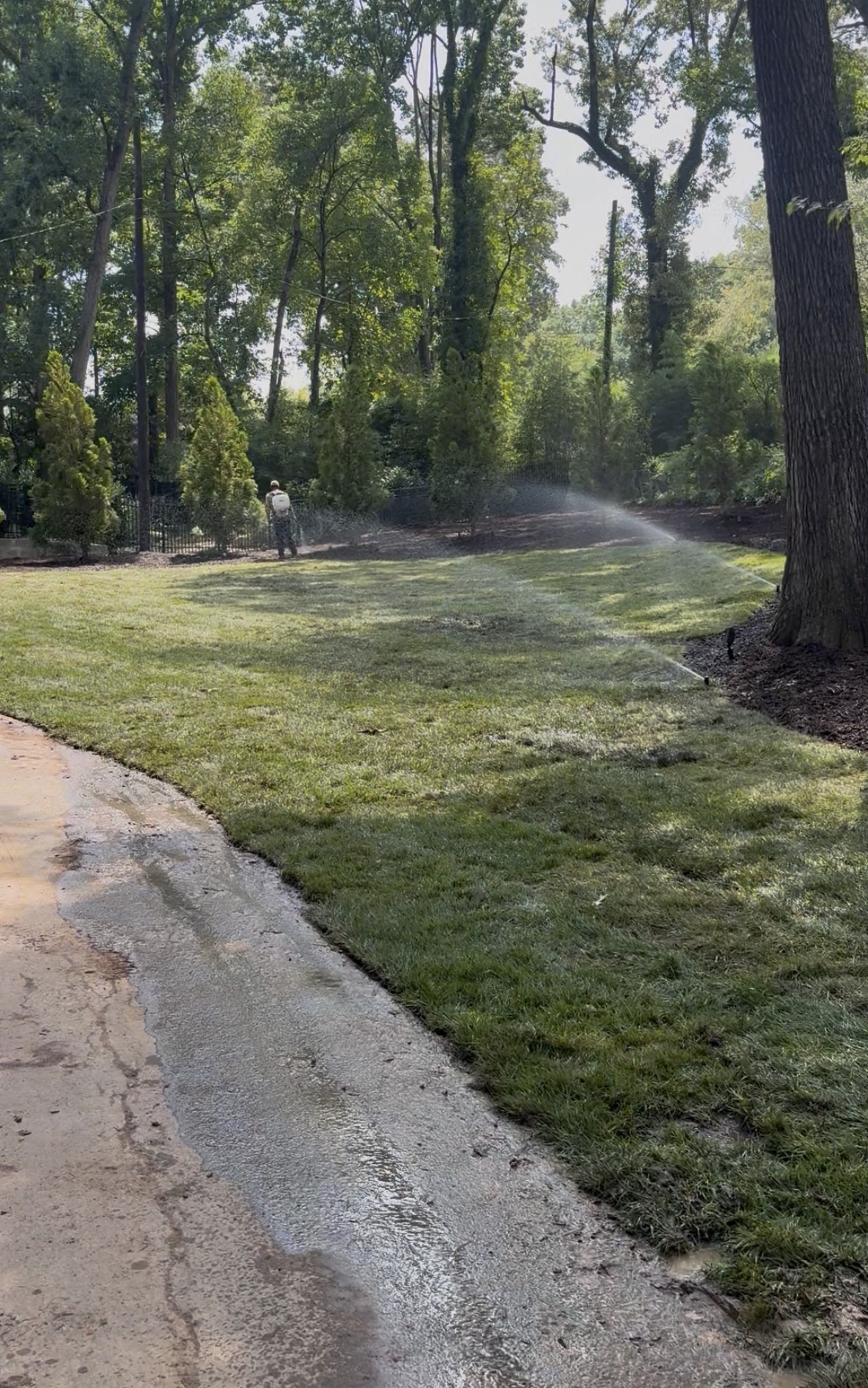 Irrigation Systems project in the Lake Norman area, NC — Southern Style Turf & Design